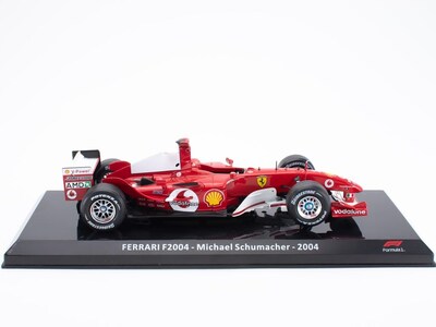 Foto 1 | Foto 1 | Coche Fundido A Presión Opo 10 Formula 1 1/24 Ferrari F2004 Schumacher - Venta Internacional.
