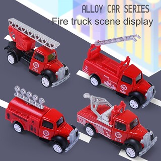 Foto 2 | Foto 2 | Alloy Car Toy Versión Q Ingeniería Extinción De Incendios Saneamiento - Venta Internacional.