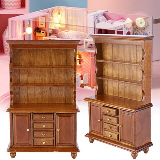 Foto 5 | Foto 5 | Mueble Tipo Estantería En Miniatura Doll House Escala 1:12 - Venta Internacional.