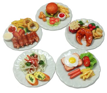 Foto 1 | Foto 1 | Set De Comida En Miniatura Thaihonest A Escala 1:6 Para Casa De Muñecas - Venta Internacional.