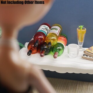 Foto 5 | Foto 5 | Botellas De Vino En Miniatura Odoria 1/6 Dollhouse Accesorio De 5 Piezas - Venta Internacional.