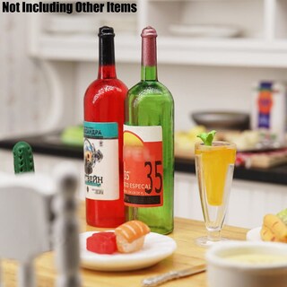 Foto 6 | Foto 6 | Botellas De Vino En Miniatura Odoria 1/6 Dollhouse Accesorio De 5 Piezas - Venta Internacional.