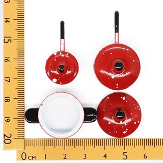 Foto 4 | Foto 4 | Odoria Ollas Y Sartenes En Miniatura Para Casa De Muñecas Escala 1/12 - Venta Internacional.