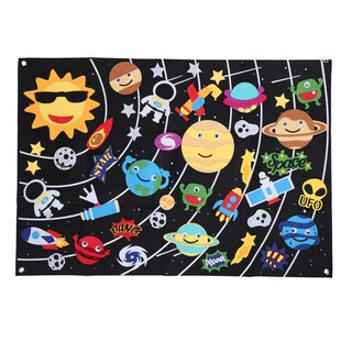 Foto 1 | Foto 1 | Placa De Fieltro Vgeby Outer Space Solar System 45 Piezas 100 X 70 Cm - Venta Internacional.