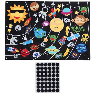 Foto 2 | Foto 2 | Placa De Fieltro Vgeby Outer Space Solar System 45 Piezas 100 X 70 Cm - Venta Internacional.