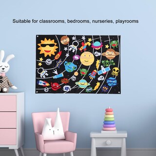 Foto 5 | Foto 5 | Placa De Fieltro Vgeby Outer Space Solar System 45 Piezas 100 X 70 Cm - Venta Internacional.