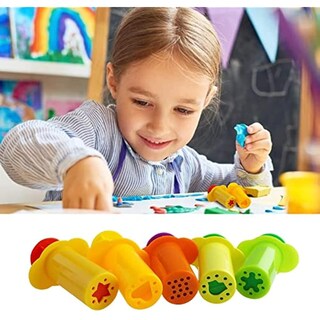 Foto 4 | Foto 4 | Juego De Herramientas Play Dough Shenrongtong Extrusora De Arcilla De Colores 5 Piezas - Venta Internacional.
