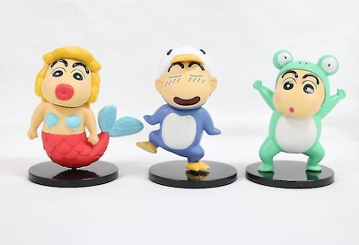 Foto 4 | Foto 4 | Set De Simpáticos Animales De Crayon Shin-chan Con 6 Figuras De Pvc De 8 5 Cm - Venta Internacional.