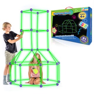 Foto 1 | Foto 1 | Kit De Construcción De Fortalezas Power Your Fun Forts Glow Paquete De 81 - Venta Internacional.