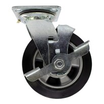 Rodaja Hule Rin De Aluminio 6'' Giratoria Freno 280 Kg Maple Tools