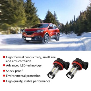 Foto 4 | Foto 4 | Bombilla Led Antiniebla Aramox H11 H8 80 W 12 V-24 V Para Coche (2 Unidades) - Venta Internacional.