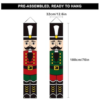 Foto 3 | Foto 3 | Adornos Navideños Con Estampado De Soldados Cascanueces Dazonge - Venta Internacional.