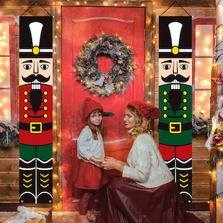 Foto 6 | Foto 6 | Adornos Navideños Con Estampado De Soldados Cascanueces Dazonge - Venta Internacional.