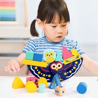 Foto 5 | Foto 5 | Juguete Educativo De Madera Con Forma De Búho No Tóxico Montessori - Venta Internacional.