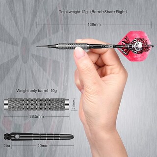 Foto 2 | Foto 2 | Dardos De Punta Blanda 12 Paquetes De 14 G Para Principiantes Con Accesorios - Venta Internacional.