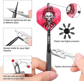 Foto 4 | Foto 4 | Dardos De Punta Blanda 12 Paquetes De 14 G Para Principiantes Con Accesorios - Venta Internacional.