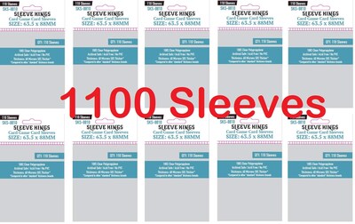 Foto 1 | Foto 1 | Fundas Para Cartas Sleeve Kings 63 5 X 88 Mm (paquete De 10 X 110) - Venta Internacional.