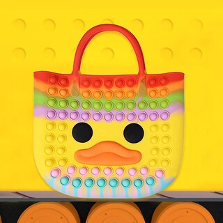 Foto 4 | Foto 4 | Bolso Pop Fidget Toy Bonito Pato Amarillo Para Niñas - Venta Internacional.