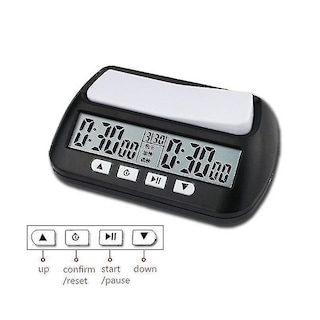 Foto 3 | Foto 3 | Reloj De Ajedrez Digital Con Temporizador De Cuenta Regresiva De 14 Cm X 8 8 Cm - Venta Internacional.