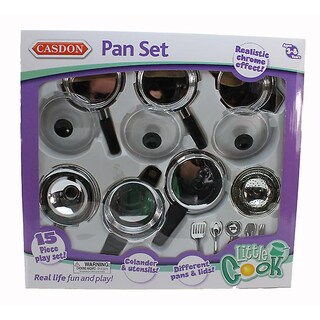 Foto 3 | Foto 3 | Set De Sartenes Casdon Con Efecto Cromado Con Olla A Presión Y Utensilios - Venta Internacional.