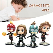 Juego De 4 Muñecos De Acción Sajy Cartoon Marvel Super Hero Toys - Venta Internacional.