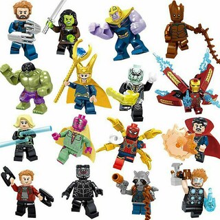 Foto 1 | Foto 1 | Juguete Infantil Building Blocks Avengers Hulk Superman 8/16 Unidades - Venta Internacional.