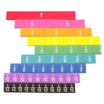 Fraction Tiles Montessori Math Materials Rainbow Para Niños - Venta Internacional.