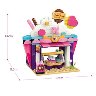 Foto 4 | Foto 4 | Set De Bloques De Construcción Enlighten Girls City Cherry Sweet Cake - Venta Internacional.