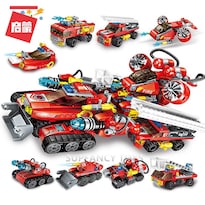 Set De Bloques De Construcción Enlighten 571 Piezas City Fire Engineering - Venta Internacional.