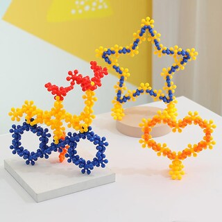 Foto 3 | Foto 3 | Bloque De Construcción Plum Blossom De 50 A 100 Unidades Para Niños De 3 A 6 Años - Venta Internacional.