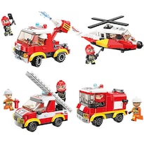Building Block Set City Fire Fighting Truck Vehicle - Venta Internacional.