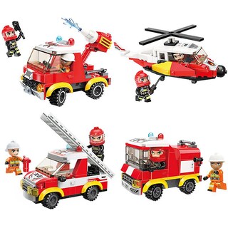 Foto 1 | Foto 1 | Building Block Set City Fire Fighting Truck Vehicle - Venta Internacional.