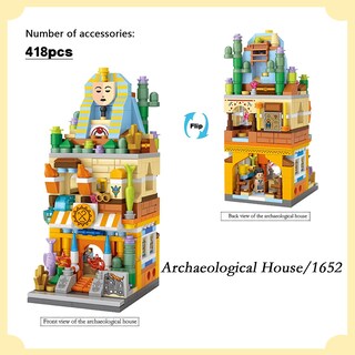 Foto 2 | Foto 2 | Set De Bloques De Construcción De La Serie Street View Con 4 Modelos - Venta Internacional.