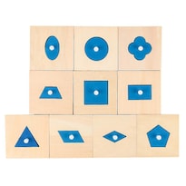 Juego De 10 Piezas Building Block Toy Sensory Cognition De Madera - Venta Internacional.
