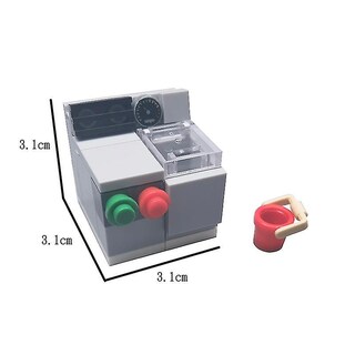 Foto 1 | Foto 1 | Escritorio De Ordenador Building Blocks Clock Moc Friends City Para Niños - Venta Internacional.