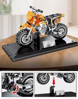 Foto 4 | Foto 4 | Kit De Maquetas Building Blocks Para Carreras De Motos Todo Terreno (1) - Venta Internacional.