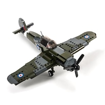 Juego De Ladrillos De Construcción Dahonpa Spitfire Jet Military 290 Piezas - Venta Internacional.