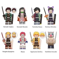 Set De Minifiguras De Demon Slayer Anime 8x Building Block - Venta Internacional.