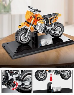 Foto 4 | Foto 4 | Kit Building Blocks Para Carreras De Motocross Modelo 1 - Venta Internacional.