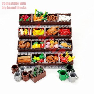 Foto 3 | Foto 3 | Juego De Herramientas Alimentarias Building Blocks Para Niños Con 17 Cestas - Venta Internacional.