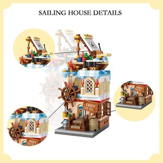 Foto 1 | Foto 1 | Set De Bloques De Construcción De La Serie Street View Con 4 Modelos - Venta Internacional.