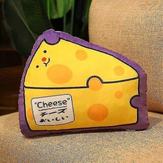 Foto 1 | Foto 1 | Cojín De Peluche Con Forma De Queso Realista Con Dibujos Animados 40 Cm - Venta Internacional.