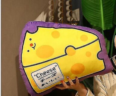 Foto 2 | Foto 2 | Cojín De Peluche Con Forma De Queso Realista Con Dibujos Animados 40 Cm - Venta Internacional.