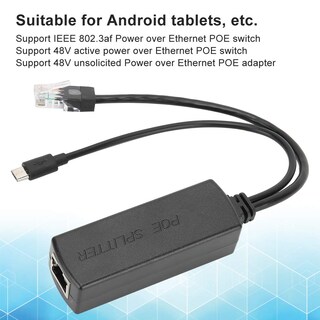 Foto 4 | Foto 4 | Divisor Poe Acogedor Micro Usb 48v A 5v 802.3af Para Dropcam - Venta Internacional.