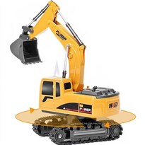 Excavadora Rc De Juguete A Escala 1:24 6 Canales 2 4 Ghz Para Niños - Venta Internacional.