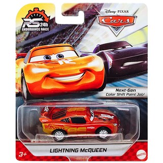 Foto 1 | Foto 1 | Coche De Juguete Mattel Disney Cars Lightning Mcqueen 24h Race 1:55 - Venta Internacional.