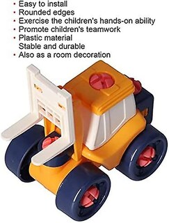 Foto 2 | Foto 2 | Carretilla Elevadora De Construcción De Juguete Redondeada De Plástico Realista Más De 3 Años - Venta Internacional.