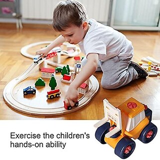 Foto 4 | Foto 4 | Carretilla Elevadora De Construcción De Juguete Redondeada De Plástico Realista Más De 3 Años - Venta Internacional.