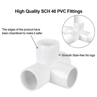 Foto 2 | Foto 2 | Empalme De Pvc De 4 Vías 25 Mm Topincn (10 Unidades) Color Blanco - Venta Internacional.