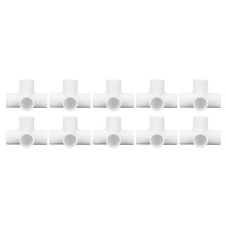 Foto 6 | Foto 6 | Empalme De Pvc De 4 Vías 25 Mm Topincn (10 Unidades) Color Blanco - Venta Internacional.